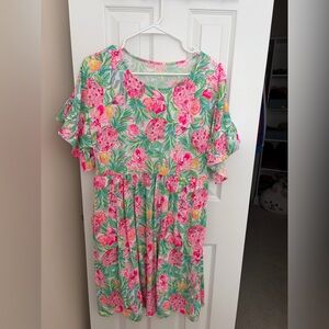 Lilly Pulitzer Dress - Pink and Green Floral